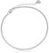 Filigranes Damen Armband aus Edelstahl • Silber Gold Rosé • Minimalistisches Armband • Armbänder für Frauen • Silberschmuck Gold-Schmuck • Feine Cuban Link Chain Armkette (Schlangen Design Silber)