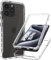 Clear Case For Apple iPhone 15 Pro (2023) 360° Front And Back Protection Transparent Silicone Phone Cover 2 in 1 Case For iPhone 15 Pro 6.1'' (Clear)