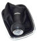 Inovey 5/6 Gang 23Mm Schaltknauf Hebel Schalthebelmanschette Kompatibel Mit Vw Golf 4 Iv Mk4 Gti R32 Jetta 1999-2004 -Silber -5-Gang