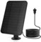 Fiorky Panneau Solaire, Chargeur de Batterie Solaire 4 W,Panneau Solaire étanche Micro USB avec Prise en Caoutchouc pour Blink XT/XT2/caméra extérieure (3ème génération), Panneau Solaire USB