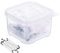 QUARKZMAN 100Pack NTC Thermistoren Widerstände 1K/2K/3K/4.7K/5K/10K/20K/47K/50K/100KOhm Hohe Empfindlichkeit Strombegrenzer Temperatur Sensor für Messung