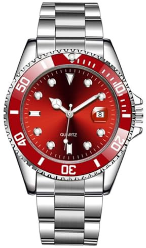 JOATVEE Armbanduhr Herren, Edelstahl Designer Uhren, wasserdichte Herrenuhren, Analoguhren, Datumsuhren, Business Uhren, Elegante Geschenke für Männer