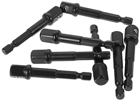HOMSFOU 1 Satz Perlenadapter Bohradapter Adapter Bohrer auf Sockel geldschrank socket adapter bohrständer Adapter für Bohrbuchsen für Bohrmaschine Kohlenstoffstahl Black