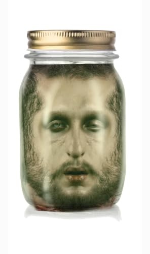 FIESTAS GUIRCA | Halloween Deko Severed Head Bild - 18X27 cm | Fotorealistisches Motiv | Illusionseffekt im Glas | 18X18x27 cm | Karton & PVC | Einteilig | Karneval & Fasching