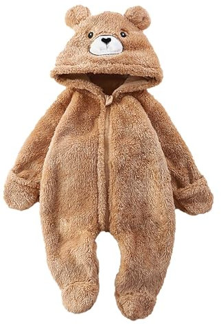 GZSRTT Baby Boss,Thermo Overall Winter Schlafanzug Baby Langarm Strampler Neugeborene Neugeborenes Baby Mädchen Jungen Fleece Hoodie Herren Anzug Kinder Jungen Baby Junge Kleidung,Baby Mädchen Winterk