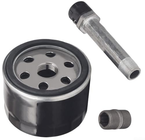 Zilimontt AM125424 Oil Filter Conversion Kit For E120 E130 For E150 E160 E170 E180 X166R Z335E Lawn Mower Tractor,MIU13767 Adapter,Easy Change Conversion Kit