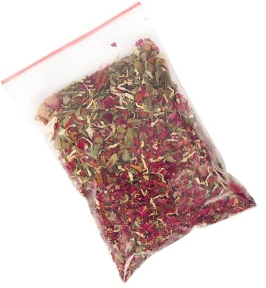 Natürliche getrocknete Rosenblüten und Jasmin – Konfetti aus echten Blumen, Dekoration für Heiratsanträge, Party, Weihnachten, Badesalz, Kerzenherstellung, Arom