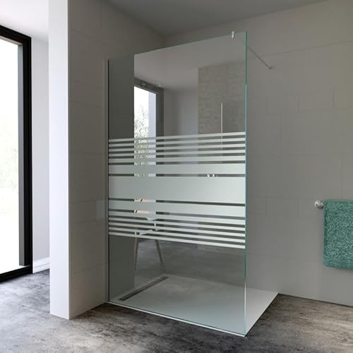 Moderne Glasdusche Duschabtrennung Dusche aus Glas Duschwand Luxus. Komfort und modernes Design für Ihr Badezimmer (Breite X Höhe) (Design Dusche FUTUNA, 75x200cm)