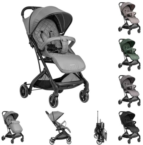 Kikkaboo Poussette Miley avec repose-pieds réglable pliable, couleur :