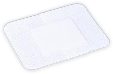 Selbsthaftende Wundkompresse, Steril, Atmungsaktiv, 10 Stück, Einzeln Verpackt (10x20cm)