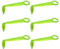 6 Pcs Spiral Cutter,Manual Vegetable Spiralizer for Slicing Cucumbers, Zucchini, Potatoes, and More, Fruit and Vegetable Spiral Knife for Healthy Meal Prep