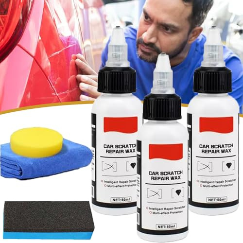 FlüSsigglas FüR Autolack, Car Scratch Repair Wax, Ultimativer Farbwiederhersteller Auto, Liquid Glass Car Polish, Nartionwant Ultimate Paint Restorer (3pcs)