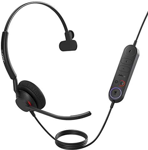 Jabra Engage 40 Telefon On Ear Headset kabelgebunden Mono Schwarz Mikrofon-Rauschunterdrückung, Noise Cancelling Headse