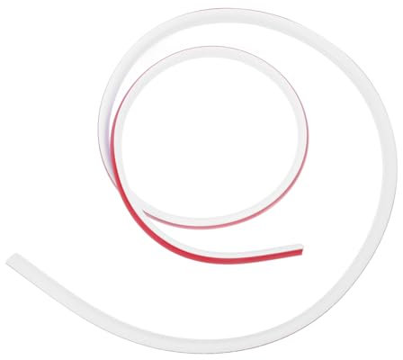 Uonlytech 2m Corner Line Decorative Strips Flexible Wall Corner Protector Trim Shower Splash Guard Bathtub Trim for Bathroom Tile Edges