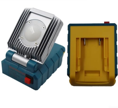 Cordless High Power LED Working Lamp Compatible with For Dewalt Batteries, Essential Tool in Emergencies