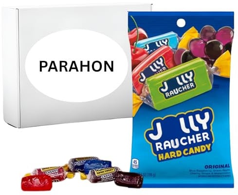 Jolly Candy – Fruity American Sweets (Mango, Pineapple, Coconut, Passionfruit) – Individually Wrapped – For Trick‑or‑Treat, Party Bags, Bowls & Stocking Fillers (Pack of 1, Hard Candy)