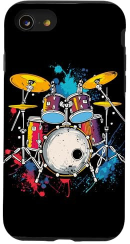 Kit de batería Retrato Batería Platillos Carcasa para iPhone SE (2020) / 7 / 8