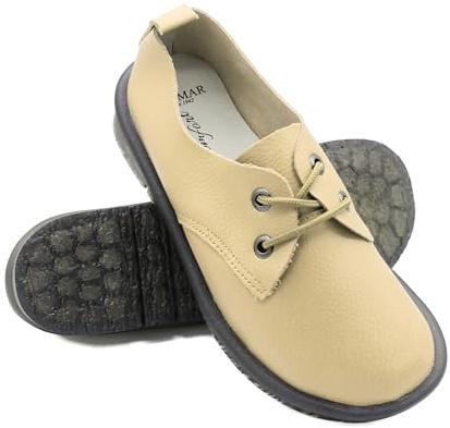 Zerimar Zapatos Cordones para Mujer - Calzado Elegantes y Cómodas - Calzado Femenino con Estilo y Confort - Se Recomienda Elegir una Talla mas