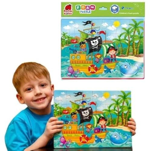 Schaumstoffpuzzle A4 Lustige Bilder Piraten