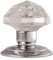Carlisle Brass Gk001cp GK001CP/BP Polished Chrome & Glass MORTICE KNOB
