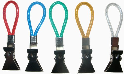 DecoProfi 15 Stück Handtuchklammern Handtuchclips Handtuchhaken Schlaufenklammern