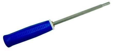 SKS Kunzmann Achse mit Kugellagergriff 140 mm – Profi-Achse für Rotorbürsten – Passend für alle 140 mm Ski-Rotorbürsten – Ergonomisch & langlebig für Skiservice