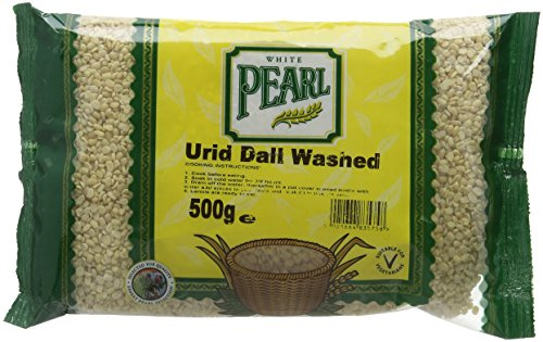 White Pearl Urid Dal Washed - Pack of 10 x 500g