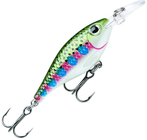 Rapala - Ultra Light Shad Angelköder - Angelzubehör mit Dip Flap - Süßwasser Spinnköder - Lauftiefe 1.2-1.5m - Fischköder 4cm, 3g - Hergestellt in Estland