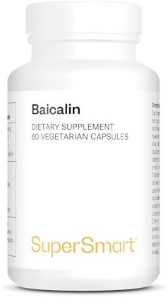 Baicalin 500 mg pro Tag - Trägt zu einer gesunden Leber bei - Hilft, die Leber zu reinigen und zu entgiften - Entspannende, antivirale und entzündungshemmende Eigenschaften- Vegan - Supersmart