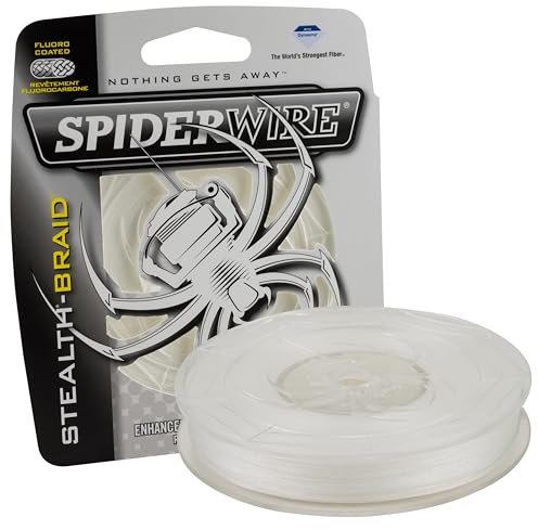 SpiderWire Stealth Superline Angelschnur, durchscheinend, 6/0,5 kg Test-125 Yard