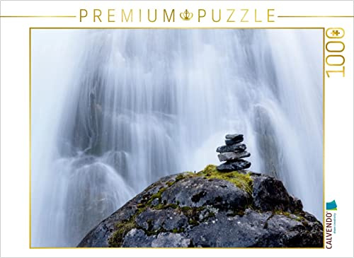CALVENDO Puzzle EIN Motiv aus dem Kalender Kuhflucht Wasserfälle bei Farchant | 1000 Teile Lege-Größe 64 x 48 cm Foto-Puzzle für glückliche Stunden
