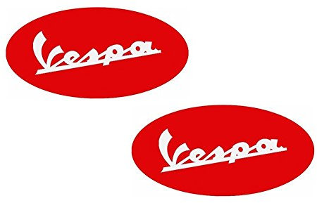 cut-it folientechnik & design #039 / 2X Vespa Aufkleber je ca. 12,5x6cm Oldtimer Roller GTS 300 150 125 50 Vintage Retro Old School Italien