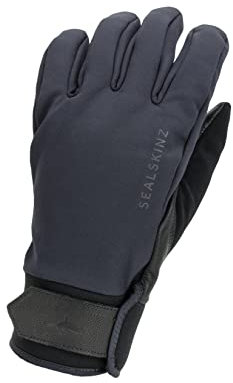 SealSkinz Allwetter Unisex Wasserdichter Isolierter Handschuh – Schwarz/Grau, L