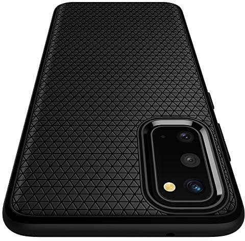 Spigen Liquid Air Hülle Kompatibel mit Samsung Galaxy S20 -Matte Black