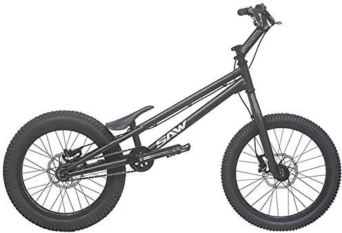 MU 20-Zoll-Straßen-Versuche Bike Komplettes Bike Trial Für Erwachsene/Jugendliche - Männer Und Frauen - Anfänger Und Fortgeschrittene, Crmo Rahmen Und Gabel, Mit Vorder- Und Hinterradbremse,Schwarz