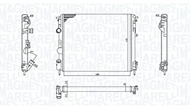 MARELLI RADIATORE RENAULT CLIO II