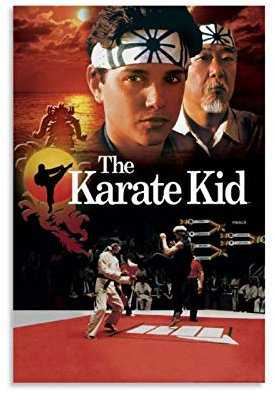 XYDD Karate Kid 80er Jahre Filmposter, Leinwand-Kunst-Poster und Wandkunst, Bild, moderner Familienschlafzimmerdekor, Poster, 30 x 45 cm