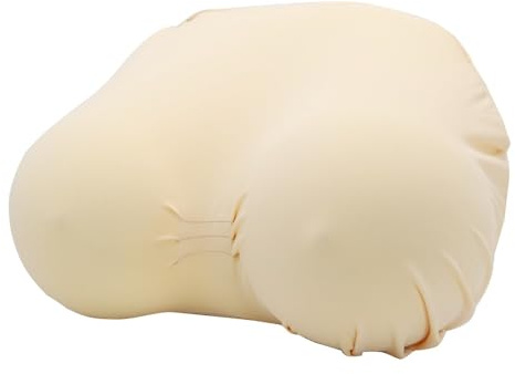 Boobs Pillow Cushion, Soft Memory Foam Sleep Pillow for Couples Home Decor for Valentine's Day (White)