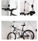 REPLOOD Supporto Sollevamento Biciclette Portabici Sospensione Appendi Bici Soffitto Cantina Garage Carrucola Bicicletta