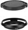 Gegenlichtblende aus Metall, 37 mm und Objektivdeckel, Kompatible für Olympus E-M10 Mark III E-PL7 mit Zuiko 14–42 mm Objektiv, für GX85 LUMIX G 12–32 mm Objektiv, 1 + 1 Stück