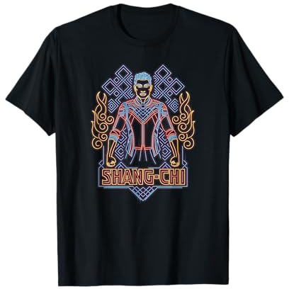 Marvel Shang-Chi and the Legend of the Ten Rings Neon Lights T-Shirt