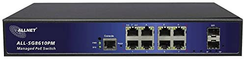 ALLNET 8 2P ALL-SG8610PM POE M RM