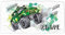 GRAZDesign Kinder Handtuch mit Namen Badetuch für Jungen Teenager von 2-14 Jahren Strand / 140x70cm Monstertruck in grün
