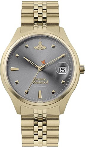 Vivienne Westwood Camberwell Ladies Quartz Watch with Grey Dial & Gold Stainless Steel Bracelet