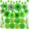 ZERODECO Party Deko, 41 Stück Grün Party Dekoration Papier Pompoms Girlande für Grüne Deko Geburtstag Hochzeiten Baby-Duschen Feste Kinderzimmer Partydekorationen