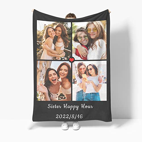 Gudina Personalisierte Decke, Fotodecke mit Eigenem Foto,Individuelle Decke mit Foto und Worten. Geschenke für Mama, Papa, Kind, Liebhaber, Freund,(75x100cm)