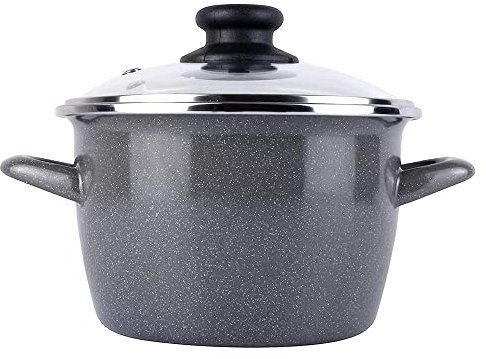 Olla k2 gransasso ø20cm con tapa de vidrio