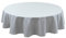 Hiasan Silver grau Wasserabweisend Tischdecke aus Polyester,Rund120cm,Anti-Falten Tischtuch,geeignet für Küche,Restaurant,Hochzeit