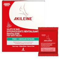 AKILEÏNE® - GALETS DE BAIN EFFERVESCENTS REVITALISANTS – 6 SACHETS 20 GR