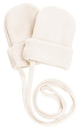 maximo Baby-Fausthandschuhe ohne Daumen, Strick Made in Germany